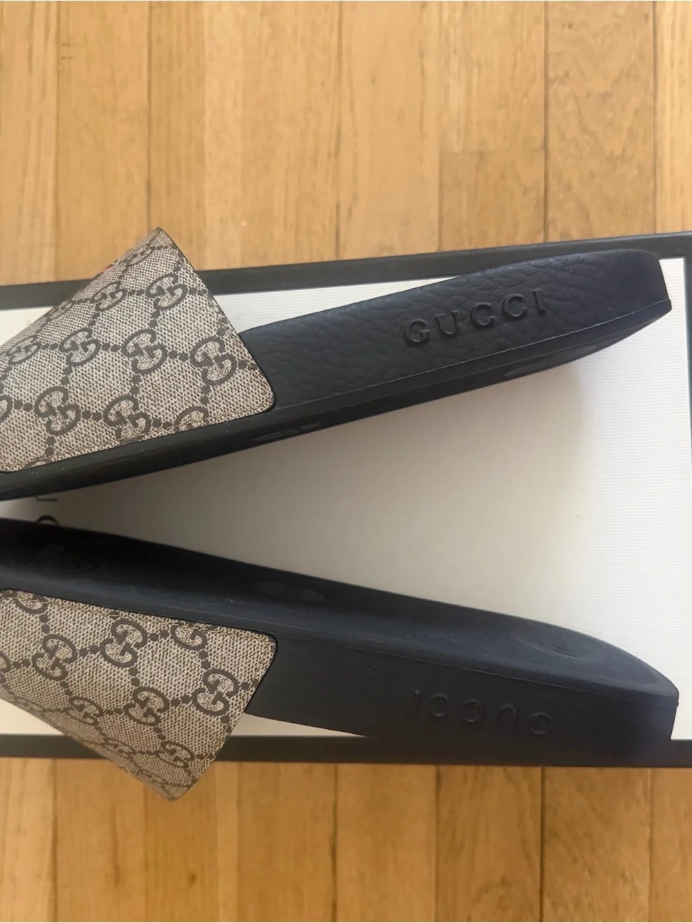 Authentic Gucci Pursuit Wolf Slides Men’s Size 12 EU 45 | Worn Once
